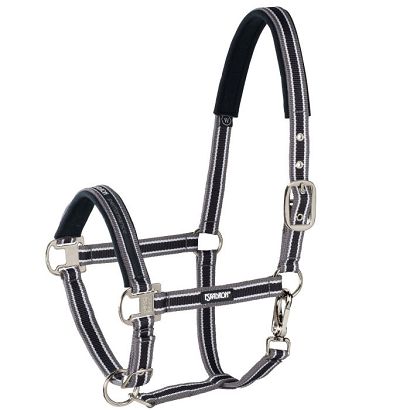 Headcollar ESKADRON Pin Buckle Core, Black-Anthra-White / 4100 00 816