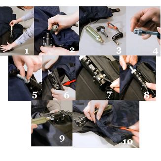 USG Wymienny nabój do kamizelki EquiAirbag zawierający dwutlenek węgla  - 2