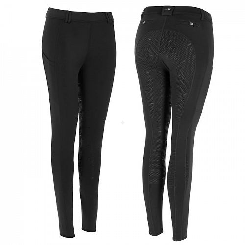 Bryczesy-leginsy damskie  SCHOCKEMÖHLE Air Sporty z pełnym, silikonowym lejem Dark Grey