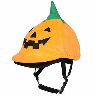 Pokrowiec na kask QHP Halloween / 8548 pumpkin - głowa dyni