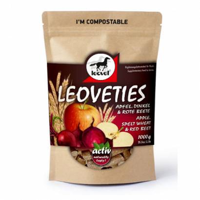  Treats for horses LEOVET LEOVETIES apple, speal wheat, red beet 1000g