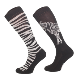 Podkolanówki jeździeckie SJBW 54 Zebra