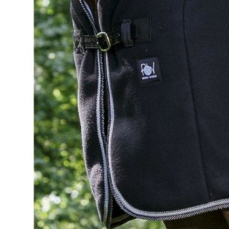 Derka polarowa dla konia Riding World bez zpięć pod brzuchem, czarna / 400636 - 3