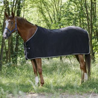 Derka polarowa dla konia Riding World bez zpięć pod brzuchem, czarna / 400636 - 5