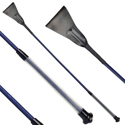 Jumping whip – Y Gel Jumping, 65 cm, navy blue / 10420