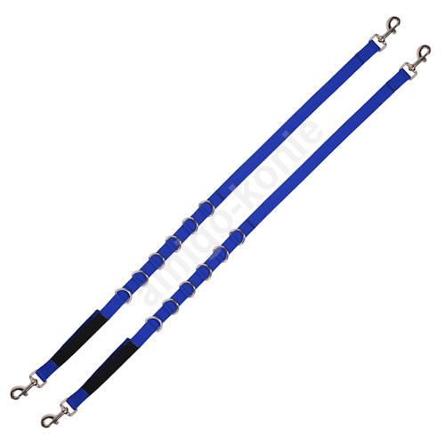 Wypinacze nylonowe QHP elastyczna wstawka (para)/ 2168 kolor cobalt blue