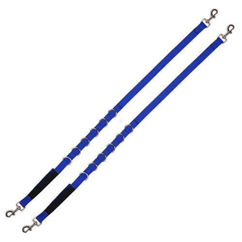 Wypinacze nylonowe QHP elastyczna wstawka (para)/ 2168 kolor cobalt blue