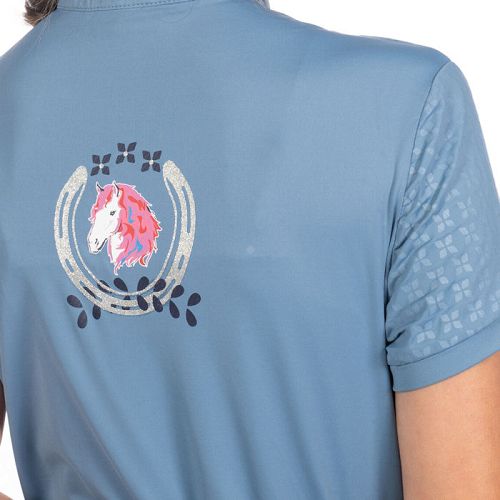 Functional children's shirt HKM Smokey Blue / 14609