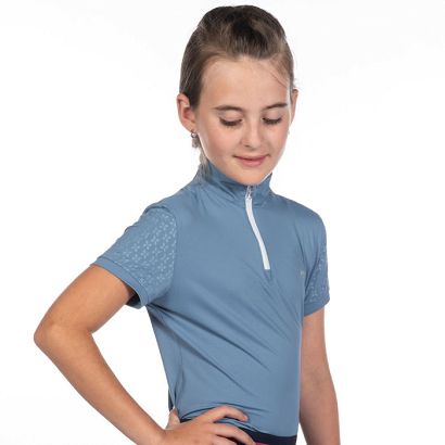 Functional children's shirt HKM Smokey Blue / 14609