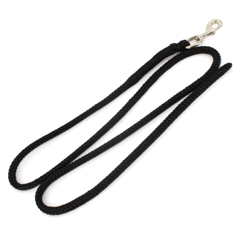 Rope Lead with Swivel Snap  MUSTANG black / 0068