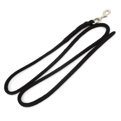Rope Lead with Swivel Snap  MUSTANG black / 0068