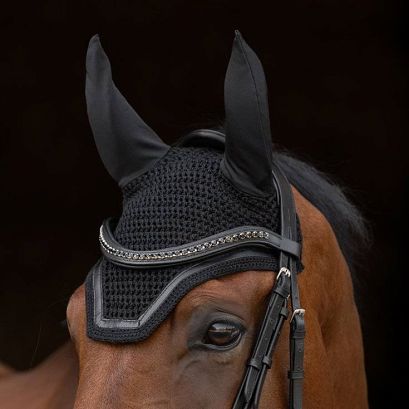 Ear Bonnet COVALLIERO Linea, Black