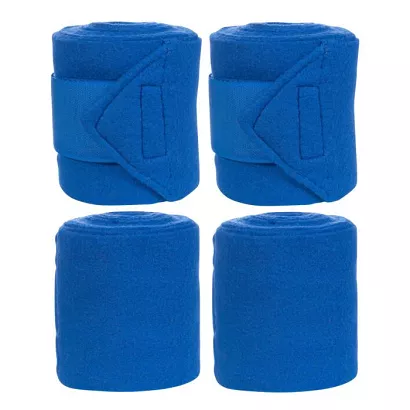 Fleece bandages HKM Classic Royal Blue / 13423