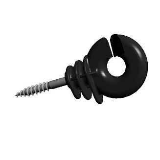 Izolator do drutu i plecionki (do ogrodzenia elektrycznego) / 14493K-50 