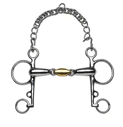 Anatomic Hollow Pelham bit FEELING with short cheeks / 604662