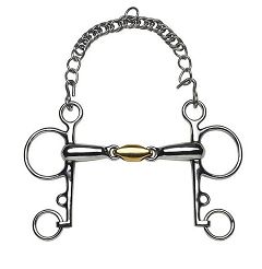 Anatomic Hollow Pelham bit FEELING with short cheeks / 604662