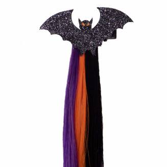 Spinka ze sztucznymi włosami QHP Halloween - nietoperz - bat
