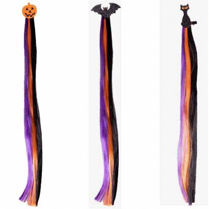Spinka ze sztucznymi włosami QHP Halloween / 5380