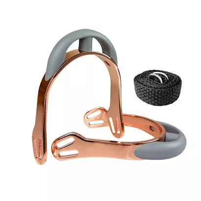 Ostrogi płaskie Y Gentle Rose Gold