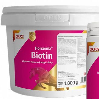 Biotyna w proszku dla koni DOLFOS Horsemix® Biotin 1800gram