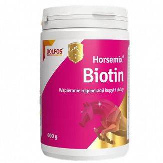 Biotyna w proszku dla koni DOLFOS Horsemix® Biotin 600gram