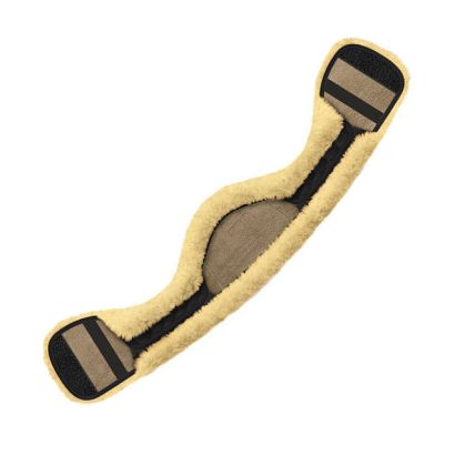 Pokrowiec na popręg CRESCENT SHAPE ujeżdżeniowy MATTES z futra naturalnego / 6322F