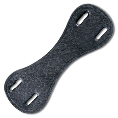 Nosek do nachrapnika kombinowanek WALDHAUSEN skórzany, czarny / 116401