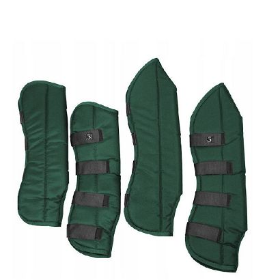 Transport Boots for Horse STALLION  (4 legs) 1 - pony green
