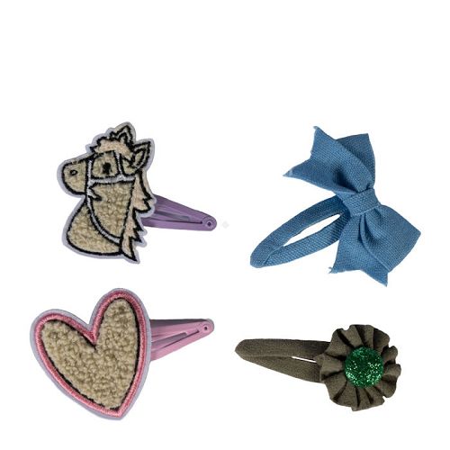 Hobby Horsing Hair Clips HKM  – Set of 4 pcs / 15429