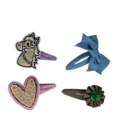 Hobby Horsing Hair Clips HKM  – Set of 4 pcs / 15429