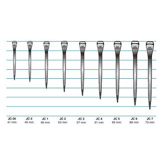 Podkowiaki JC0 MUSTAD paczka - 100 sztuk / 10503 - 4