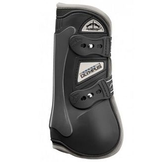 VEREDUS Ochraniacze OLYMPUS Color Edition - Ochraniacze sportowe zapinane na kołki Przód - Kolor czarny -  szary