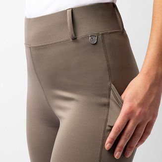 Bryczesy – legginsy damskie HORZE Dea Full Seat, Morel Brown / NMCUA - 4