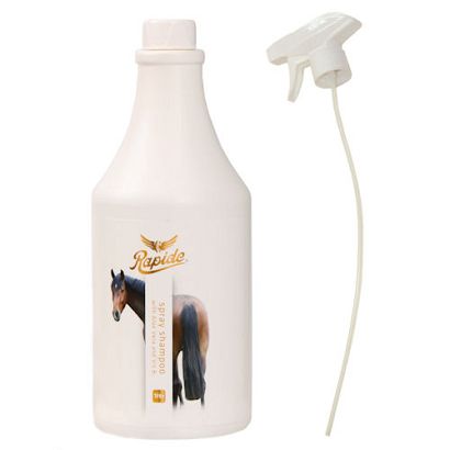 0 Szampon  z atomizerem, dla koni RAPIDE Spray Shampoo, z aloesem i witaminą B - 1l / 1033457