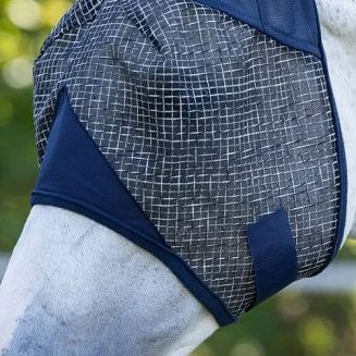 Fly Mask COVALLIERO with UV Protection, navy - 3