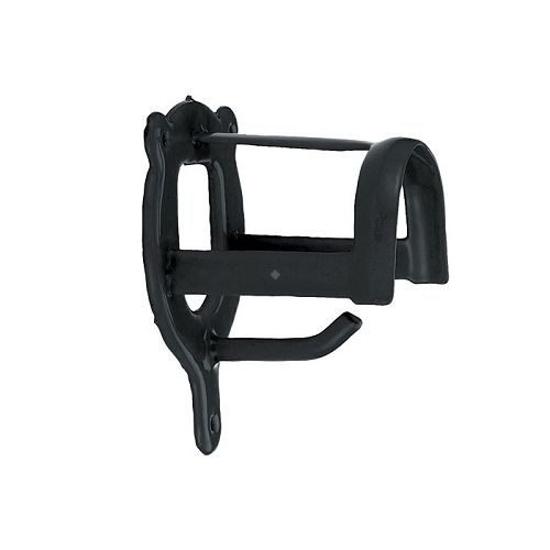 Wieszak na ogłowie metalowy KERBL - czarny