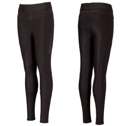 Bryczesy-leginsy młodzieżowe PIKEUR Mel Athleisure  z pełnym silikonowym lejem / 148906