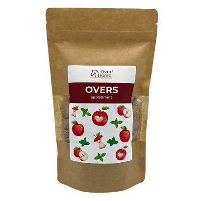 Smaczki dla konia jabłko - mięta OVER HORSE Overs, 0,5 kg