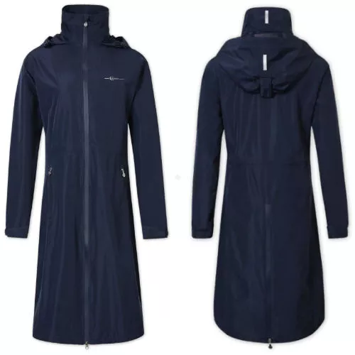 Płaszcz jeździecki, damski COVALLIERO, Wiosna - Lato 2022 - kolor granatowy - dark navy