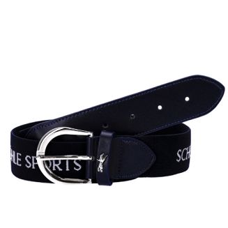 Pasek do spodni SCHOCKEMÖHLE Flexi Logo Style / 2150-00344 - kolor granatowy - dark blue