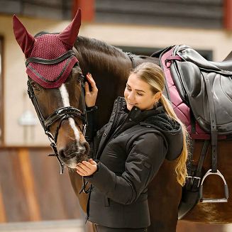 Winter Jacket QHP Rayah with Detachable Sleeves Black / 8819 - 2