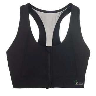 Sports Bra  LAURIA GARRELLI  Amalfi, black / 1513 - 3