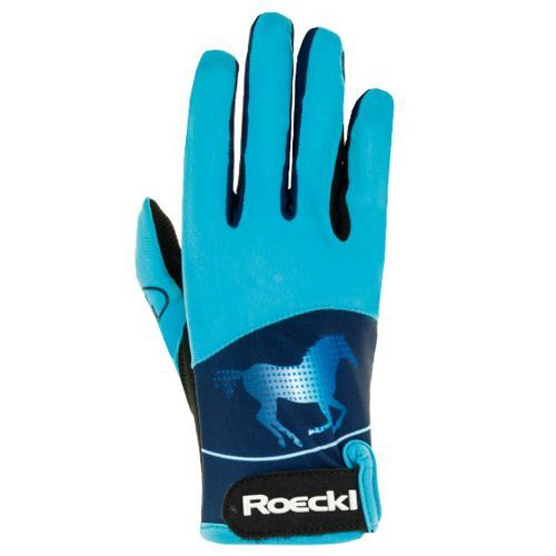 ROECKL Rękawiczki jeździeckie KANSAS / 3305-252 - turkusowe