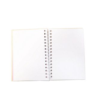 Kołozeszyt - podwójna spirala po długim boku, pozwala na wygodne użytkowanie, otwarcie na płasko