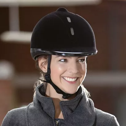 Riding helmet HKM New Flock, atest - VG1 / 8162