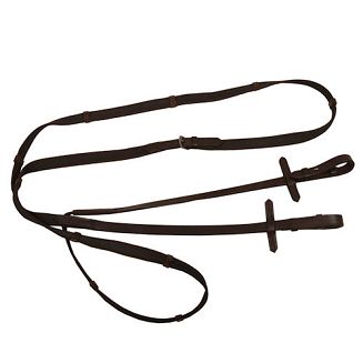 Wodze gumowane HKM ze stoperami zapinane na haki 19mm / 4685