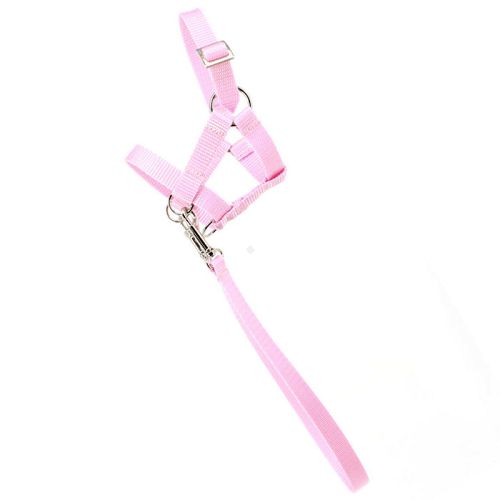 Halter-bridle HOBBY HORSE with reins, light pink