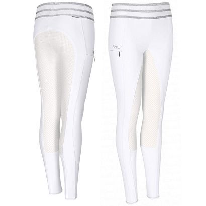 Bryczesy-leginsy konkursowe, młodzieżowe PIKEUR Ida Athleisure Grip z pełnym silikonowym lejem / 149006