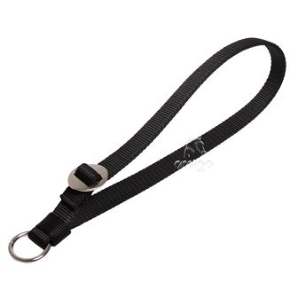 MUSTANG Obroża dla konia parciana -  czarny