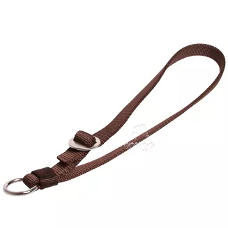 MUSTANG Obroża dla konia parciana -  brązowy